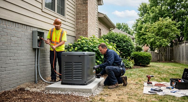 Gas Generator Installation in Alpharetta, GA